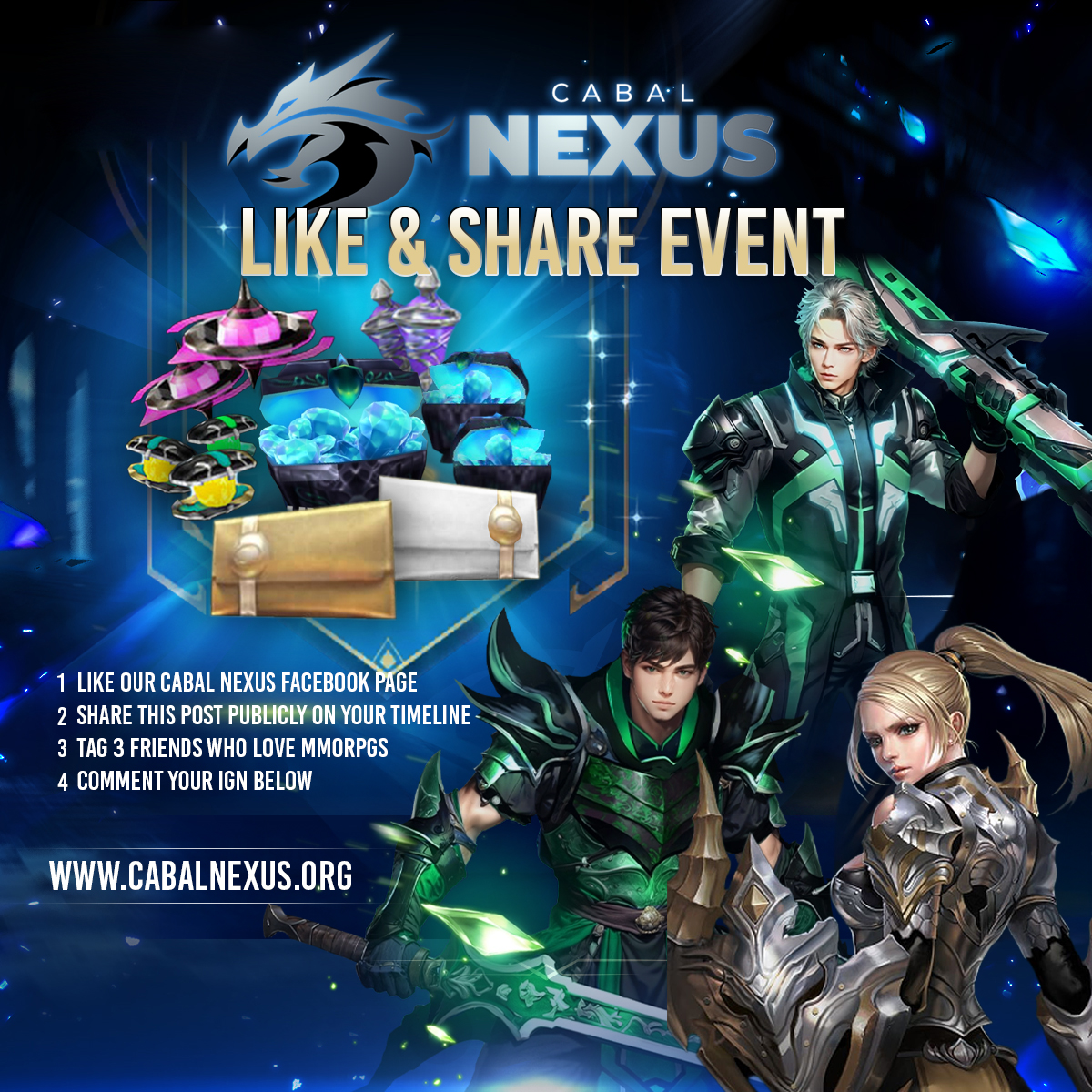 Like & Share Event